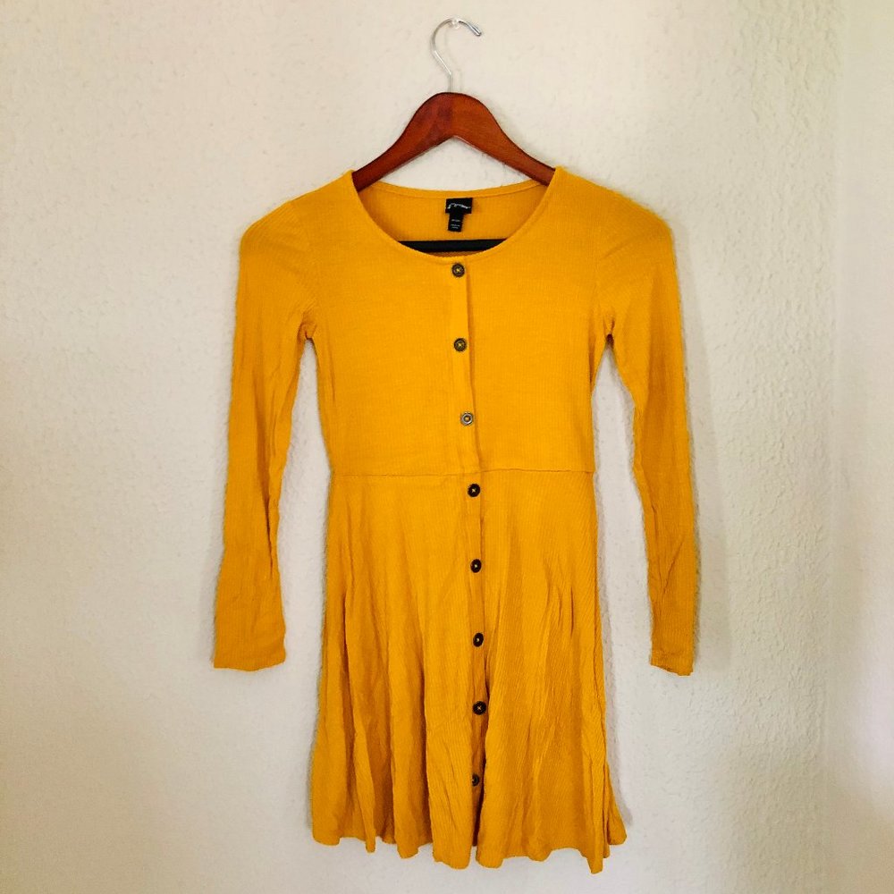 Spring Ribbed Long Sleeve Tunic